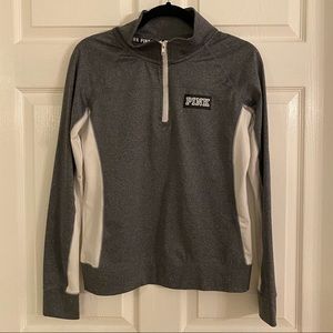 NWOT Victoria Secret PINK gray athletic pullover